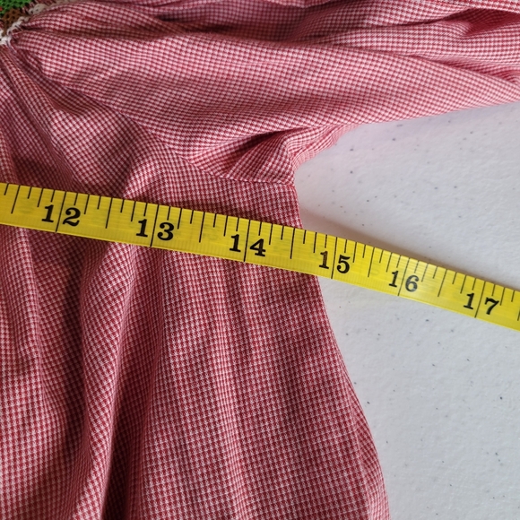 Amanda remembered Girl Sz 4T Christmas dress Smocked Neck Handmade Clothing - Picture 12 of 14